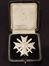 War Merit Cross with swords by Karbuch & Oestarhect with case